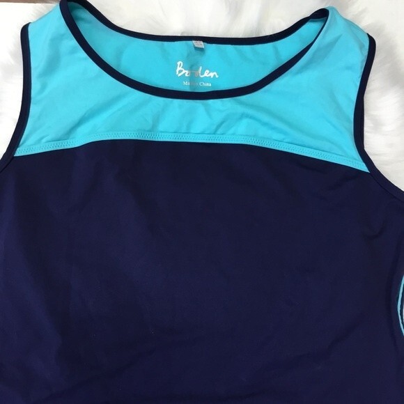 Boden Swim Dress | Active Dress | Coverup Blue Turquoise 16 - Picture 7 of 12